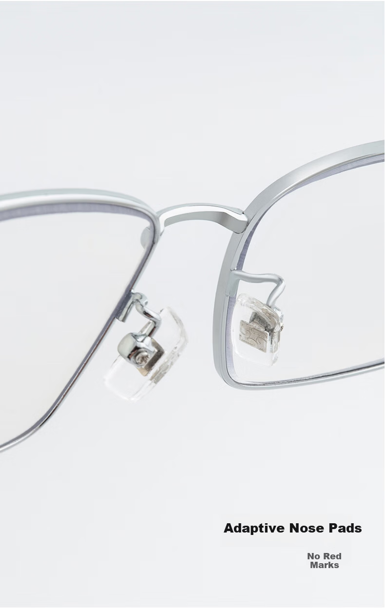 Fushikang Reading Glasses for Men, High-Definition Anti-Blue Light Business Fashion Imported High-Quality Presbyopic Glasses LG007 +200 18