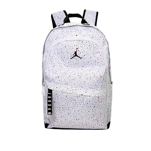 Jordan Kids Backpack Starry Sky Student Travel School Bag Unisex HA6405-101 White MISC