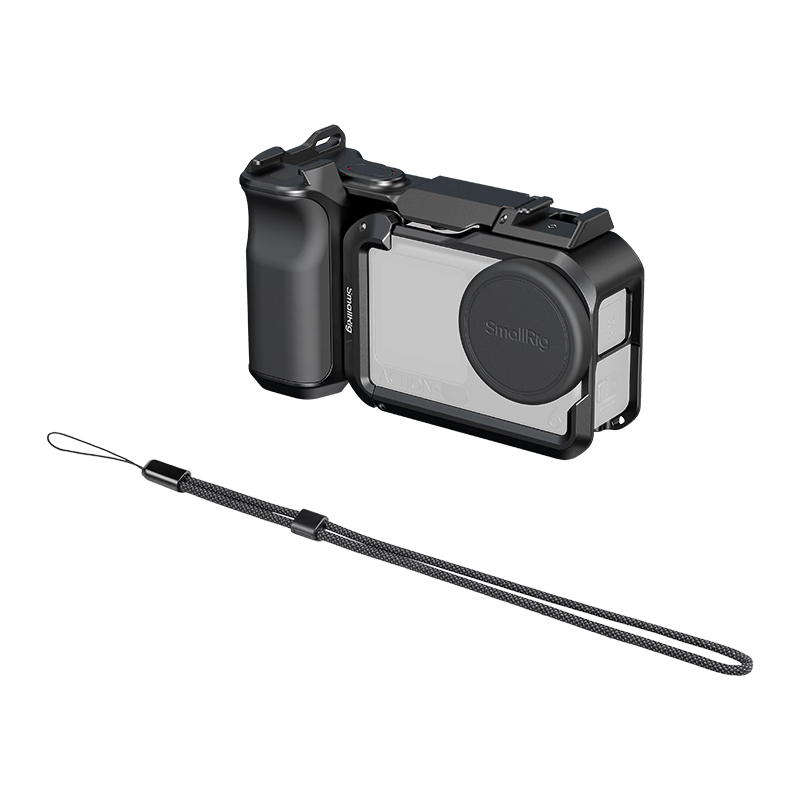 SmallRig Handle Street Photography Kit for DJI Action 6 Sports Camera Cage Expansion Metal Protective Case