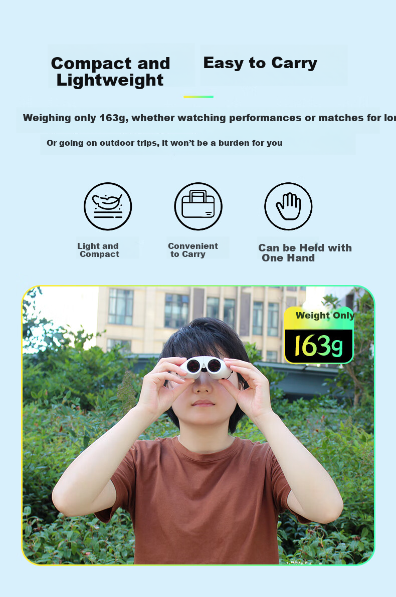 KENKO Japanese 6x21HG Telescope, High-Definition Portable, for Students' Viewing, Concerts, Children's Holiday Gifts 6