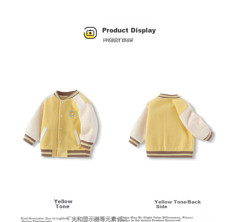 BALABALA Kids Jacket Baby Top 2025 Spring Boys Baseball Jacket Trendy [Mall Same Style] 200125105105 6