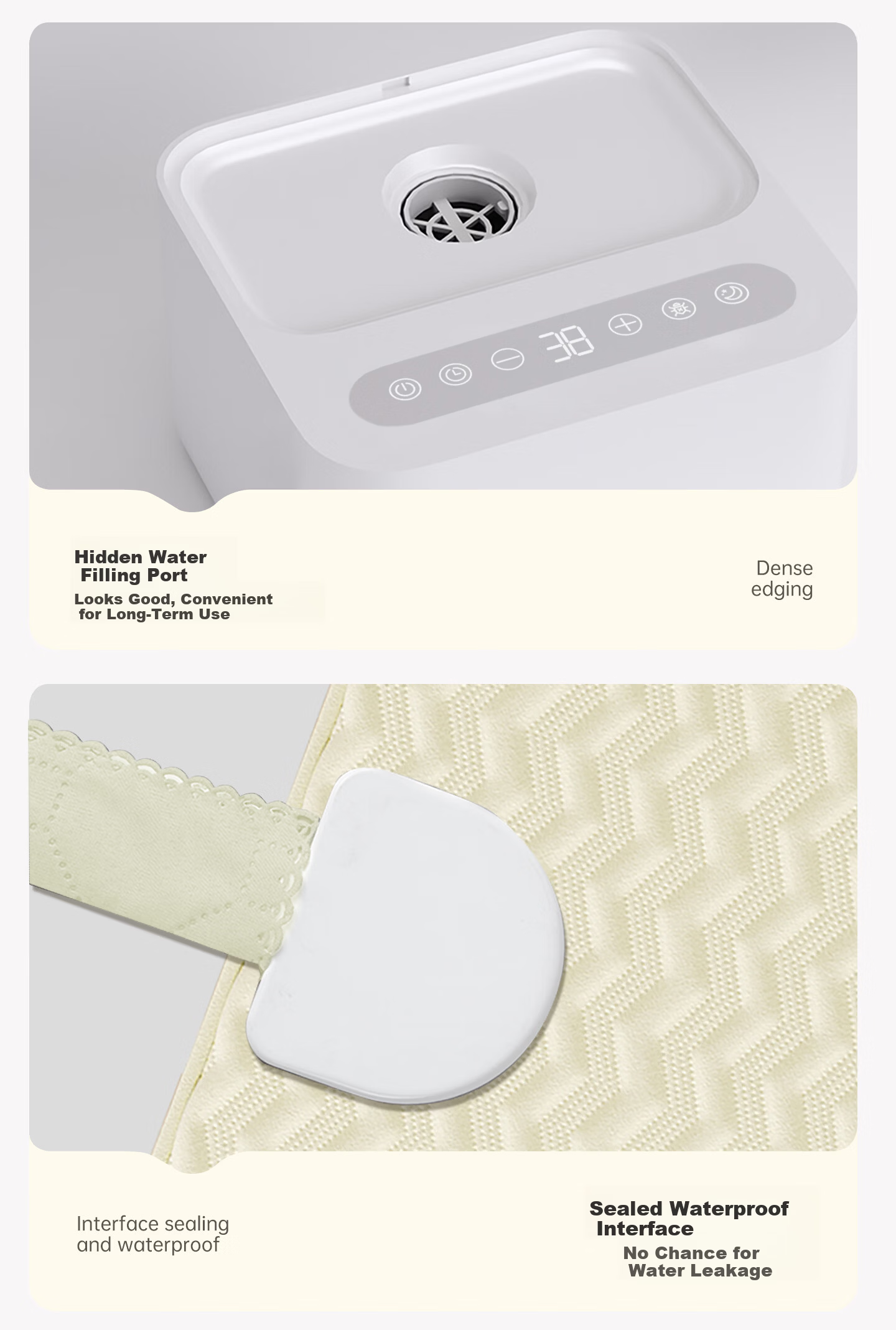 Huanding [Water Shortage Power Off] Water Heating Electric Blanket Water Heating Blanket Water Electric Mattress Compatible with Mijia APP 1.5*1.8m 44
