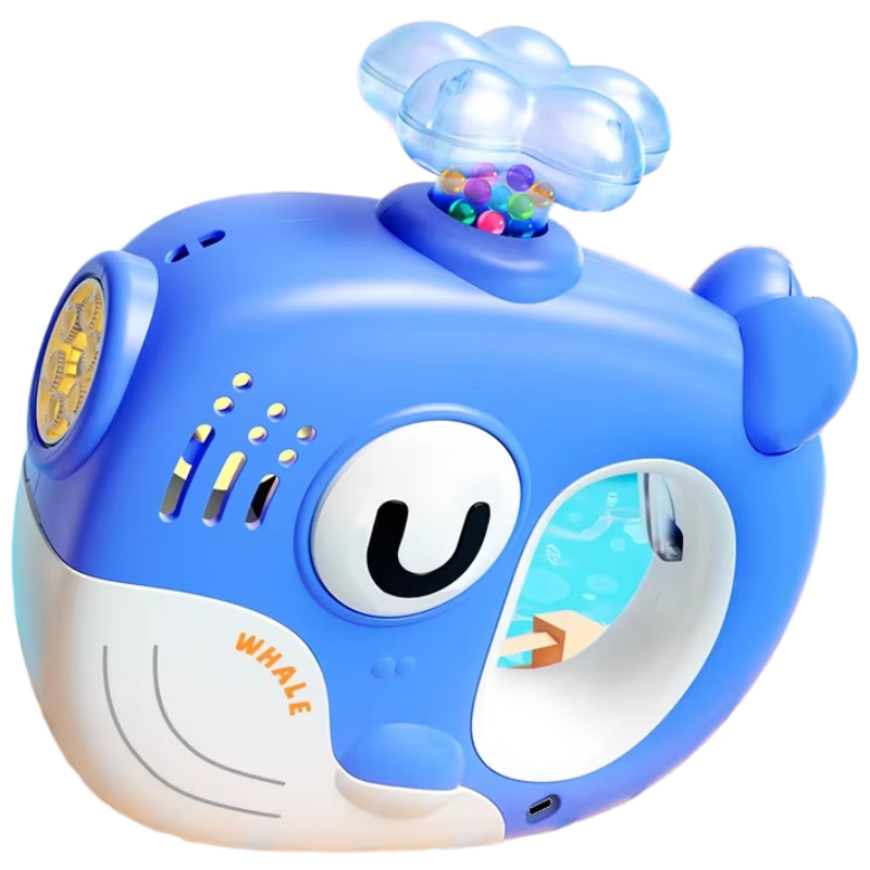 Guou New Multifunctional Bubble Machine Educational Animal Shape Fully Automatic Handheld Children's Day Gift