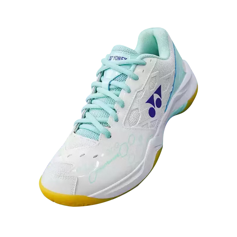 YONEX Badminton Shoes, Shock-Absorbing, Wear-Resistant, for Competition And Training, Professional Power Cushion SHB101CR, White Mint, Size 43