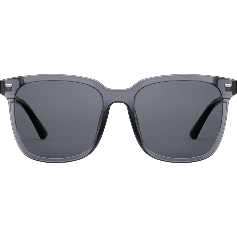 PARZIN Polarized Sunglasses Women [Zhou Ye Same Style] Black Oversized Square Face Slimming Glasses UV Protection Driving Sunglasses Men Gift