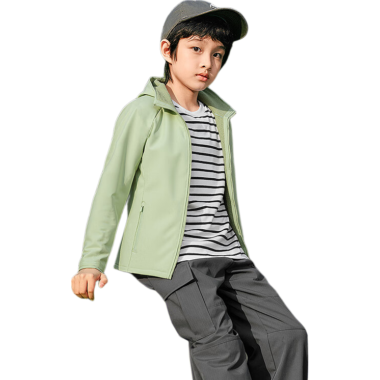 BALABALA Children's Jacket, Boys And Girls Outerwear, Autumn Fleece Sports Outdoor Water-Repellent, 209325105203