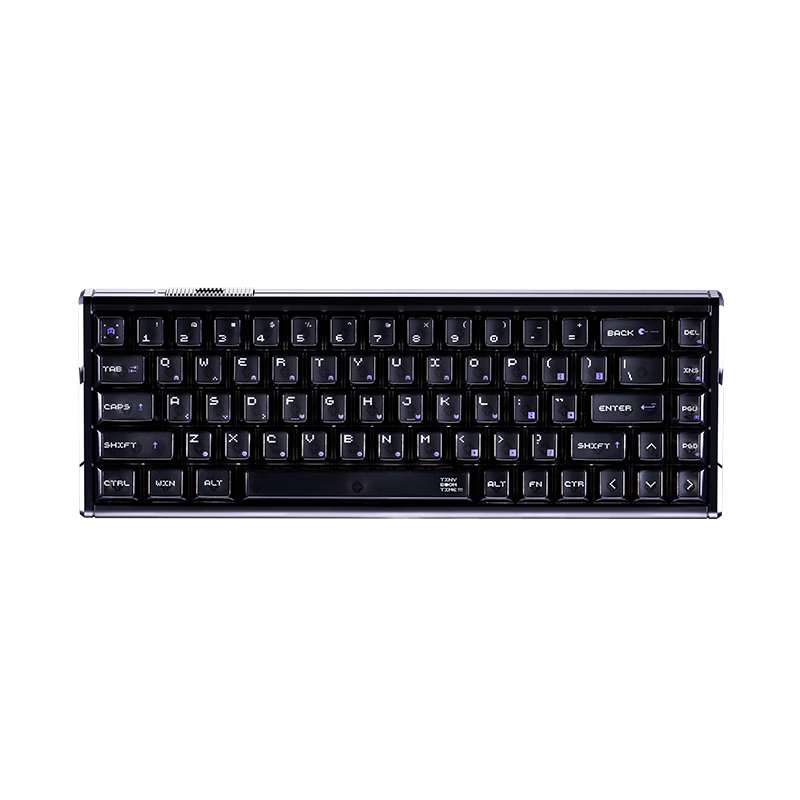 ATKRS6+ Magnetic Axis Keyboard RT Custom Mechanical Gaming Keyboard Wired Hot-Swappable Office Aluminum Alloy Fearless Contract 68-Key RS6+ Black Warrior Snow Blade Switch