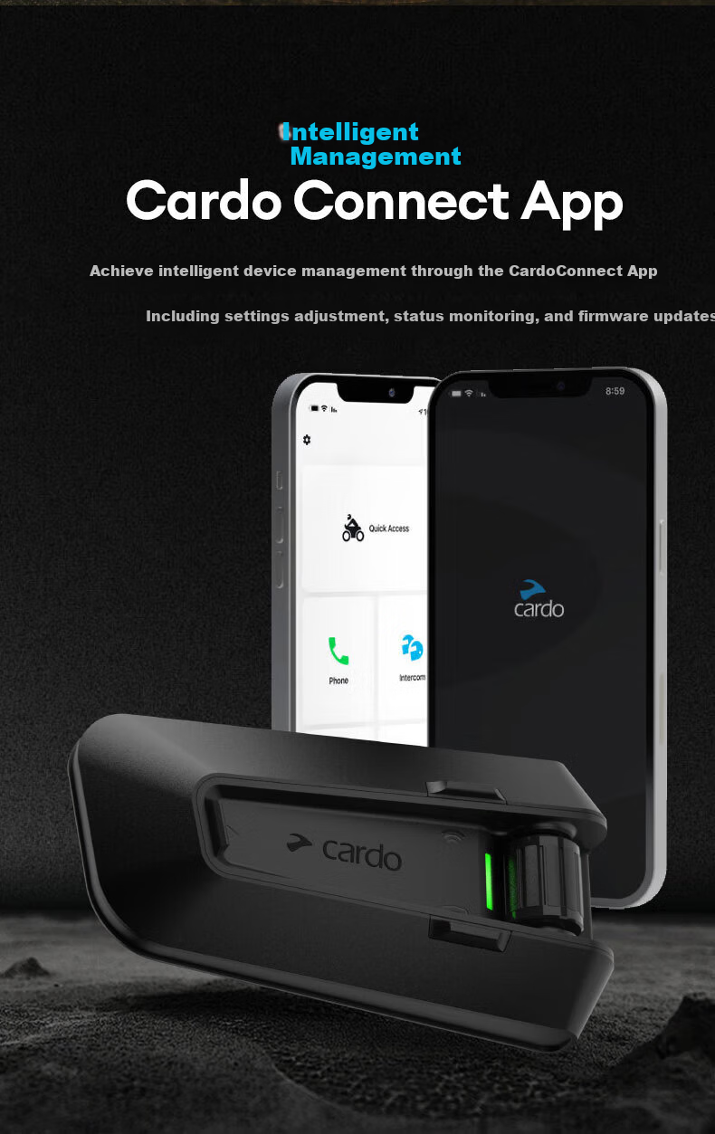 CARDOPRO Original Box Motorcycle Helmet Bluetooth Headset JBL Speaker Cross-Brand Direct Connection Free Installation 13