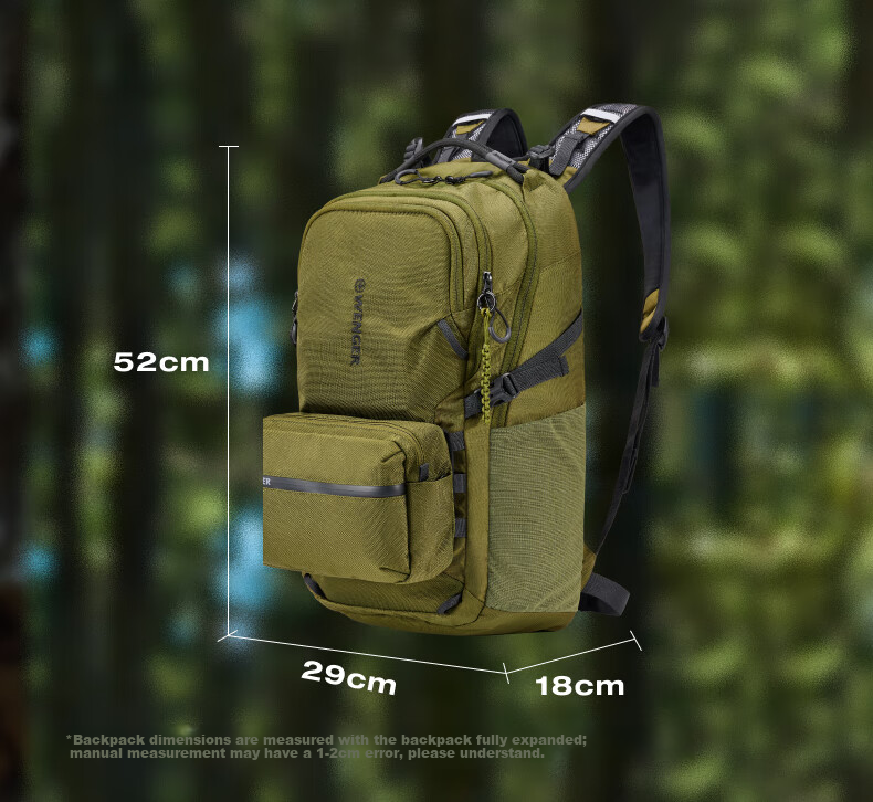 Weigo Waterproof Large Capacity Lightweight Backpack for Travel, Hiking, Outdoor, Commuting, Unisex 3