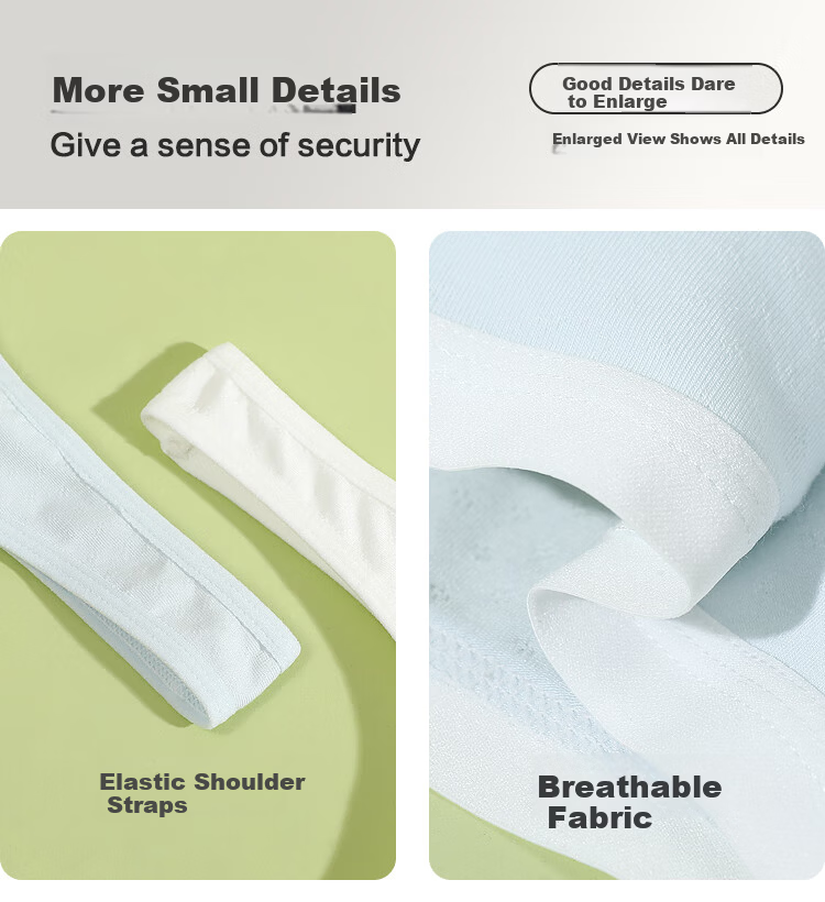 Hodohome Girls Bra Development Stage 2 Class A Mulberry Silk Mesh Breathable Student Underwear 2-Pack 052 A75 8