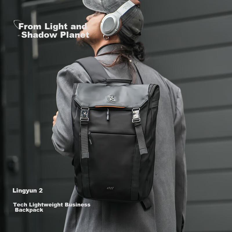 GYXX Lingyun 2 Men's Business Large Capacity Backpack Commuter Laptop Bag Lightweight Stylish