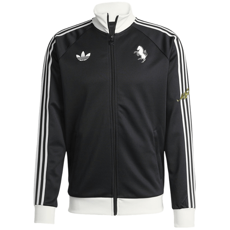 Adidas Men's Football Series JUVE OG TT Juventus Football Stand Collar Three-Stripe Jacket KB4452 XL