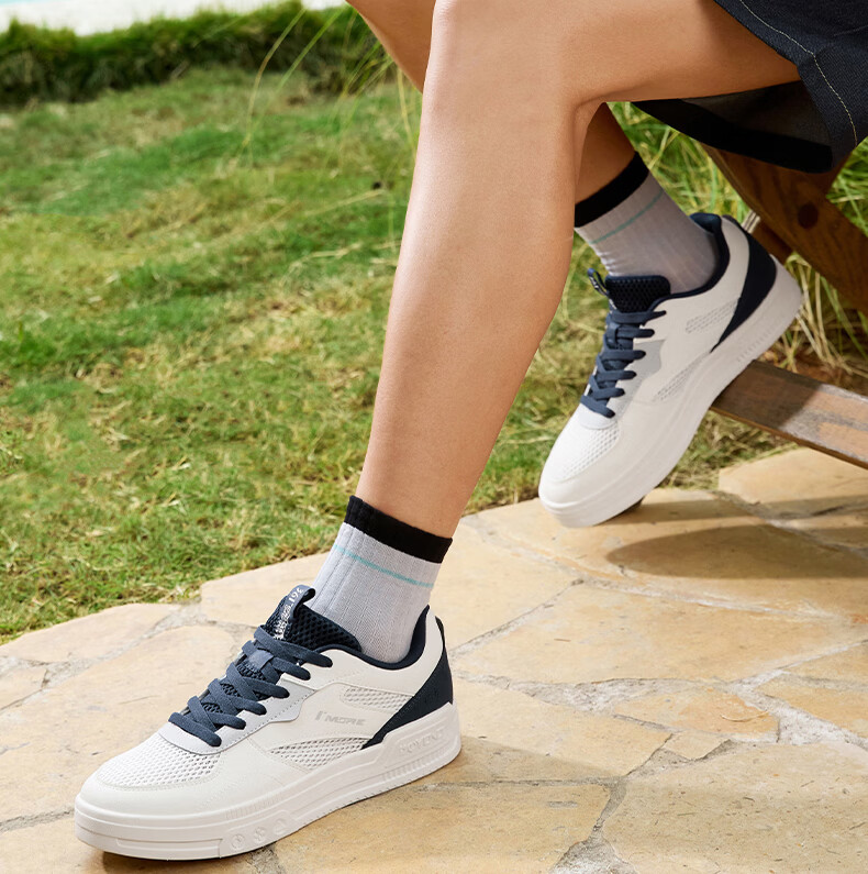 361° Men's Sports Shoes Spring Summer Breathable Classic Retro Versatile Thick Sole Casual Sneakers 672626621-1 18