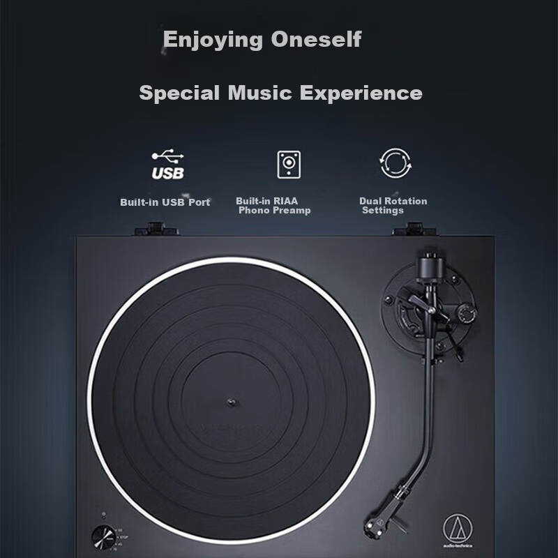 Audio-Technica AT-LP5X Professional Turntable Vinyl Record Player Home Use Turntable