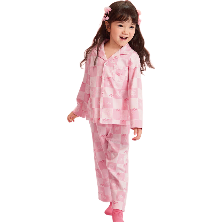 BALABALA Children's Pajama Set, Boys And Girls Home Wear, Zodiac Year Red Snake Year, 208125171205