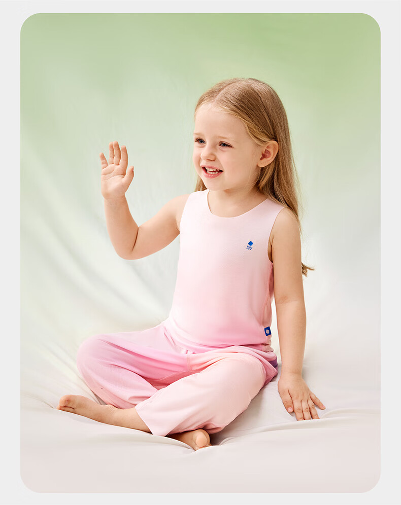 Babycare Natural Cool Sleeveless Top Baby Homewear Short Sleeve Tank Summer Ice Grape 110 27