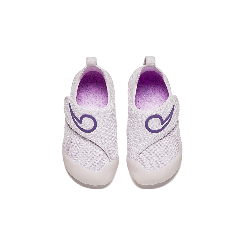 BOBDOG Kids Gold Label Barefoot Baby First Walking Shoes Non-slip Soft Sole Breathable Thin Sole Pre-walking Shoes for Boys and Girls Light Purple Size 21