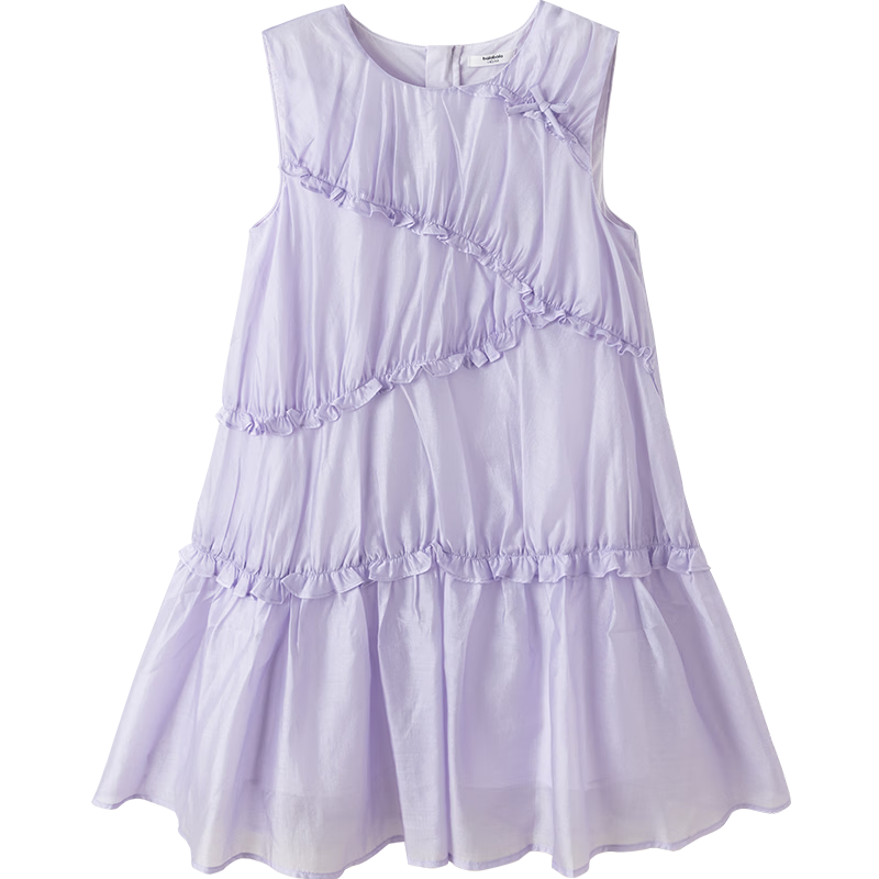BALABALA Children's Clothing, Girls' Sleeveless Dress, Summer 2026 New Style, Big Girl Princess Dress, Sweet And Fashionable
