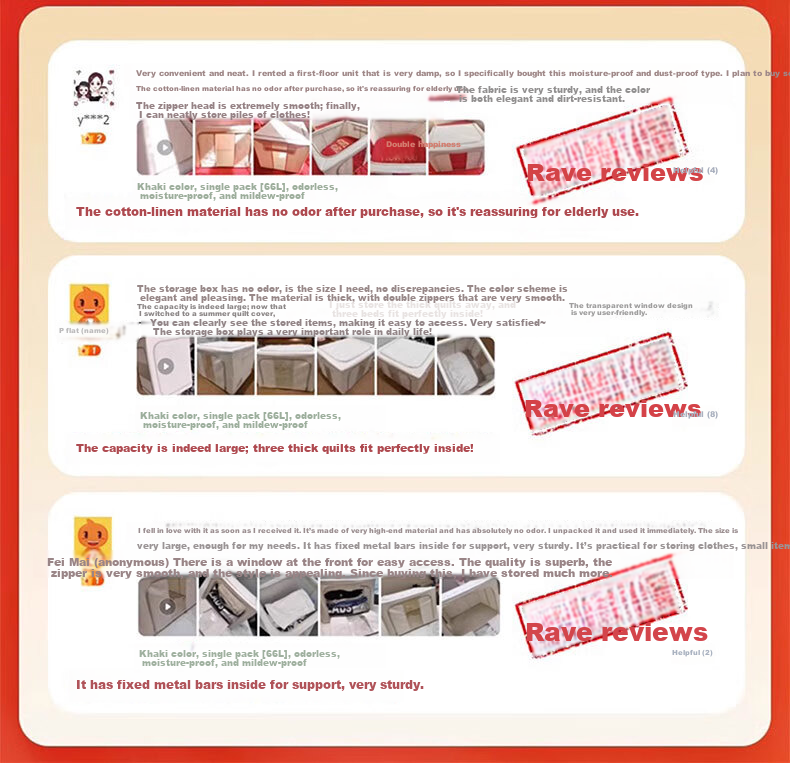 Zhifan Japanese Tianshan Cotton Linen Storage Box Clothes Storage Bin Wardrobe Quilt Organizer Household Foldable Storage Box 3