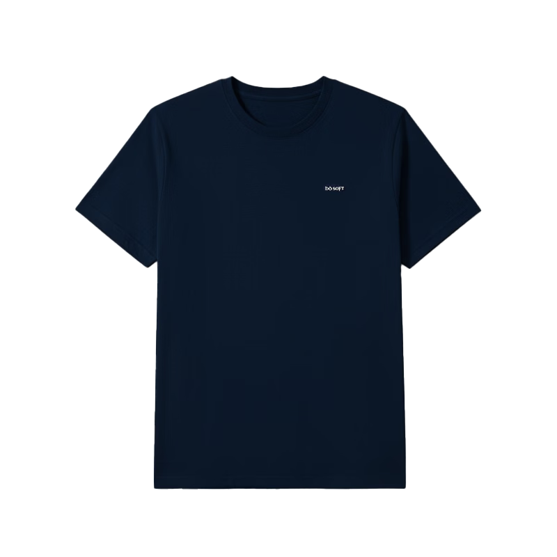 Hodo Men's T-Shirt 10A Antibacterial Mite-Resistant Pure Cotton Breathable Sun Protection 50+ Simple Casual Outerwear Basic Crew Neck Short Sleeve Top