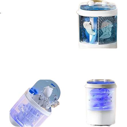 VCJ Home Small Mini Three-In Large Capacity Lazy Person's Gadget Semi-Automatic Blue Light Antibacterial XP09-45KG