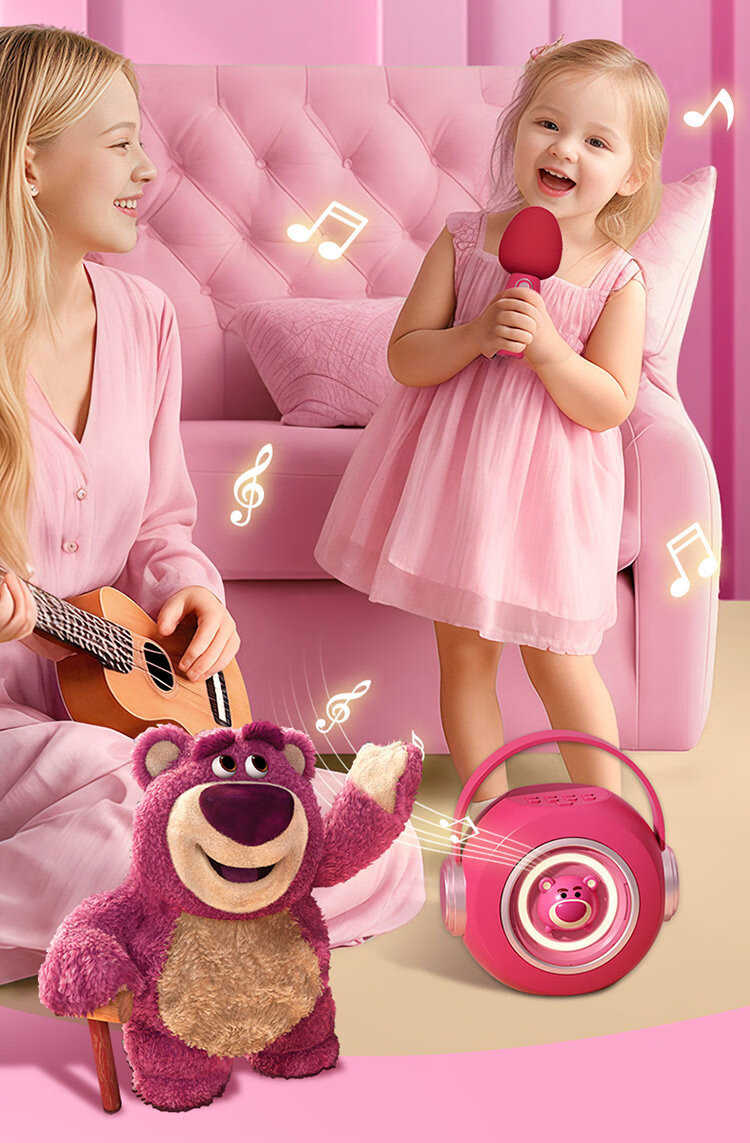 Coolfire 61 Children's Day Gift for Girls High-End Disney Microphone Singing Speaker KTV All-in-One 2026 New Karaoke Birthday Gift for Ages 6-12 Practical 23