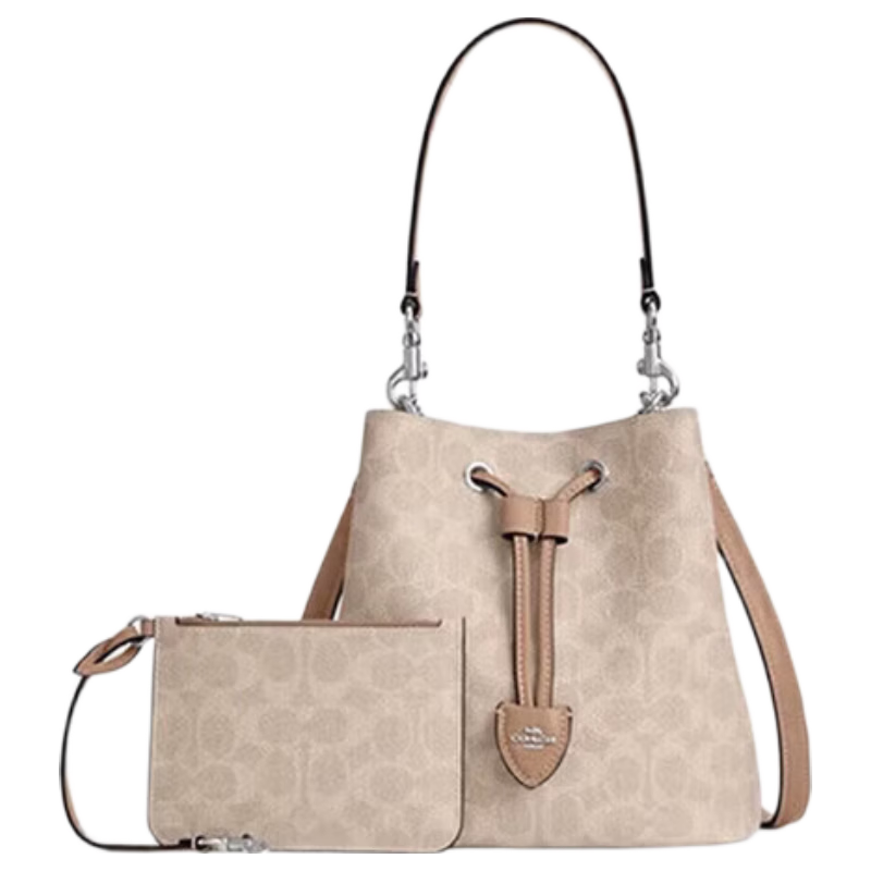 COACH Women's Luxury ROWAN Small Shoulder Bucket Bag Nested Bag CBH07 Gift
