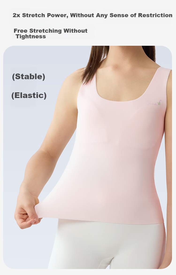 Jiusuiban Children's Vest Girls 120s Jinmo 8-10 Years Development Period Padded Bra School Uniform Anti-Outline Base Underwear 7