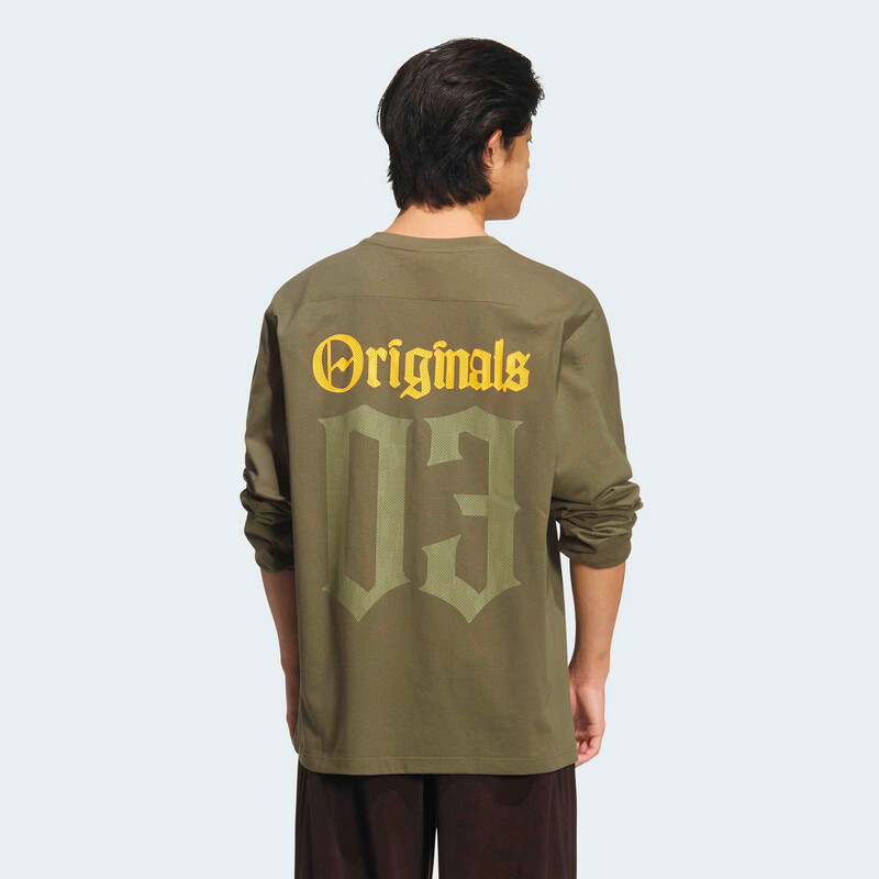 Adidas Originals Men's OG M TEE LS Long Sleeve T-Shirt KT3038 Olive Green S