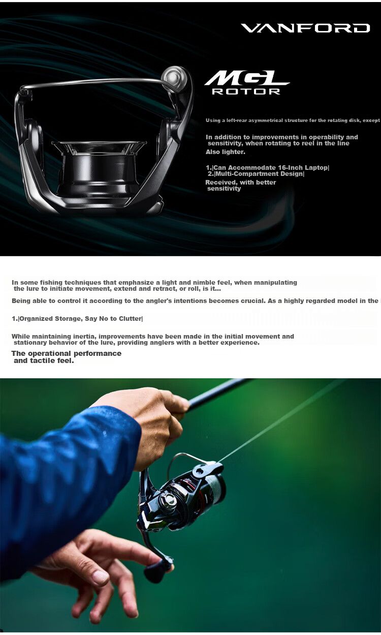 SHIMANO 24 New Vanford 4000 Spinning Reel Micro Lure Long Cast Freshwater Fishing Reel 4