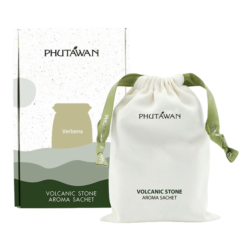 Pudawan (PHUTAWAN) Thai Imported Lemon Grass Volcanic Rock Wardrobe Car Air Freshener Sachet Travel Accessory Mid-Autumn Festival Gift