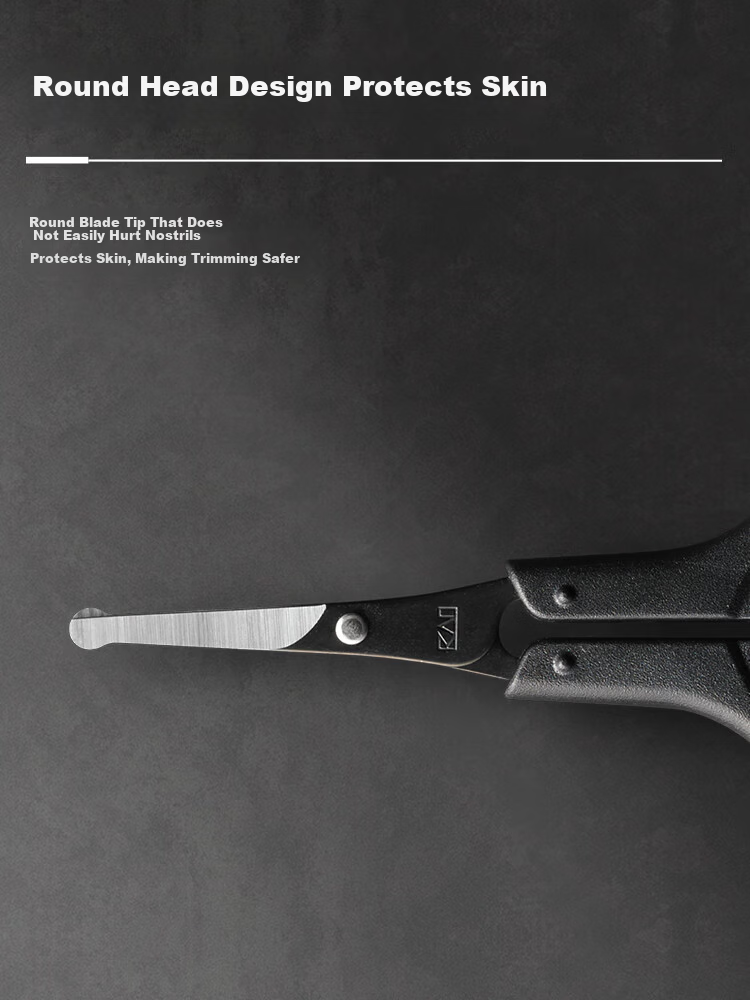 Kai AUGER Series Eyebrow Scissors Nose Hair Trimmer Fine Hair Trimmer Safety Scissors Precision Gift Grade 4