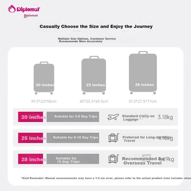 Diplomat Large Capacity Travel Luggage Women's Trolley Suitcase TC-928 Energetic Orange 28 Inch 14