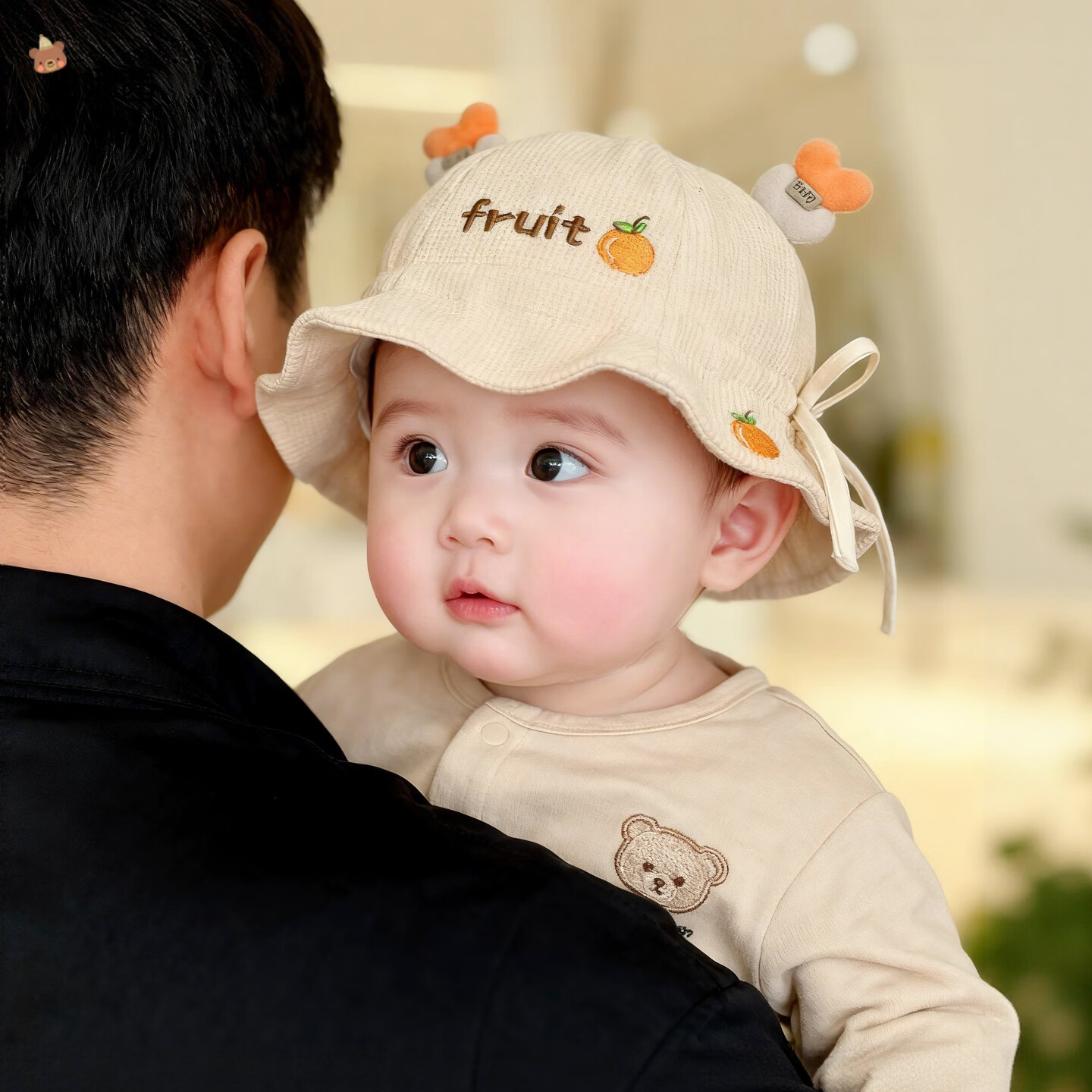 Benaxi Baby Hat Spring and Autumn Thin Style Unisex Infant Newborn Fisherman Sunshade Sun Protection Summer Hat