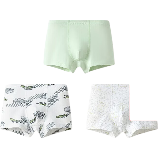 BALABALA Boys' Boxer Briefs, Cotton Children's Shorts, No Wedgie, for Toddlers And Older Kids, Three-Pack, 209925170110