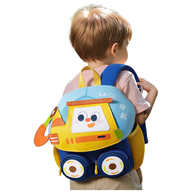 Aibedila Kids Backpack Kindergarten Ultra-Light Anti-Lost Small School Bag Travel Girls Boys Small Backpack