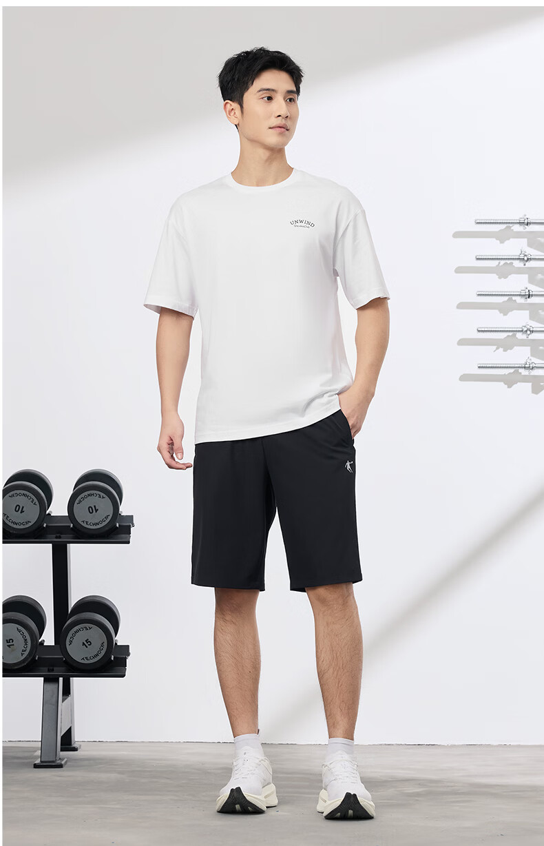 Jordan Men's Sports Short Sleeve T-Shirt 2026 Summer New Lightweight Comfortable Breathable Casual Cotton Tee 11