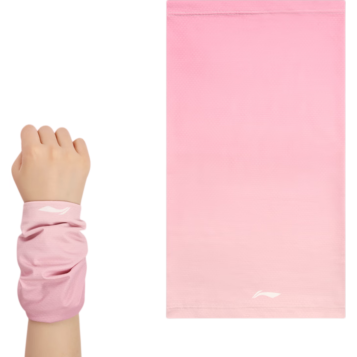 Li-Ning Cooling Quick-Dry Thin Wrist Towel Sweat Absorbing Sports Towel for Badminton Basketball Fitness Yoga