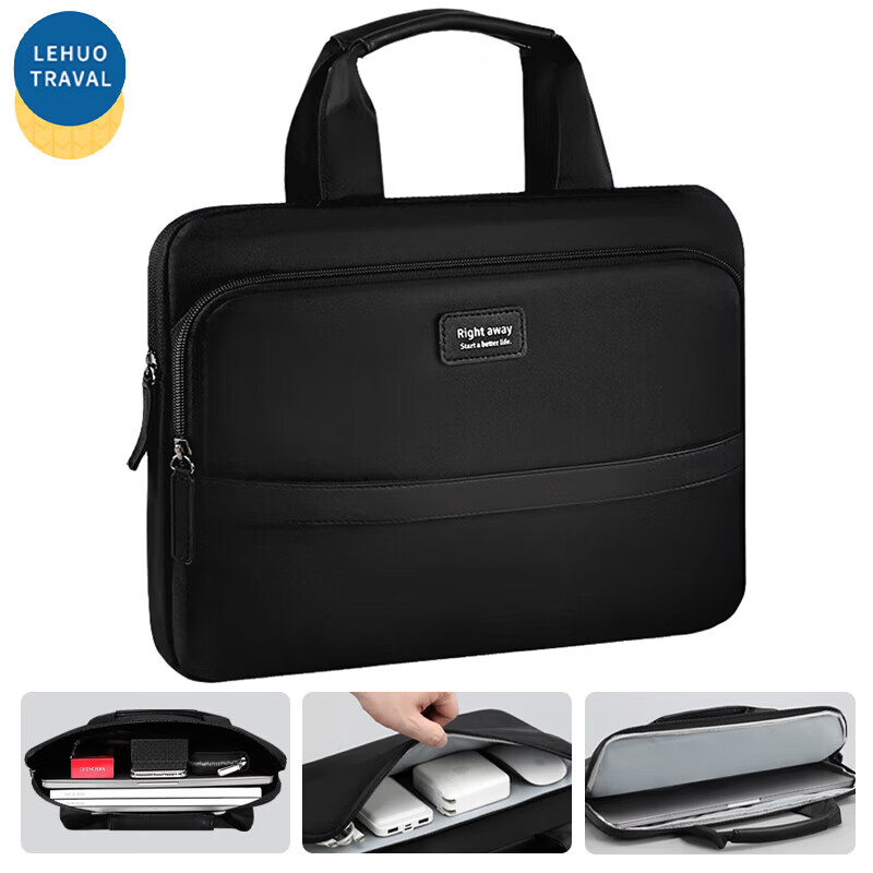 LOHAS Travel Laptop Bag Handheld 14-inch Business Briefcase Menâs Commuter Protective Sleeve for Huawei Apple