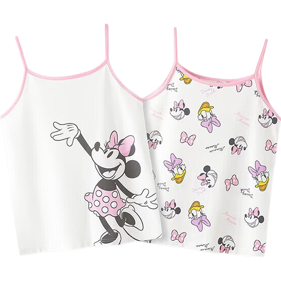 BALABALA Children's Sleeveless Vest Base Layer Tank Top Boys and Girls Pajama Set 2pcs [Disney IP] 209225169202