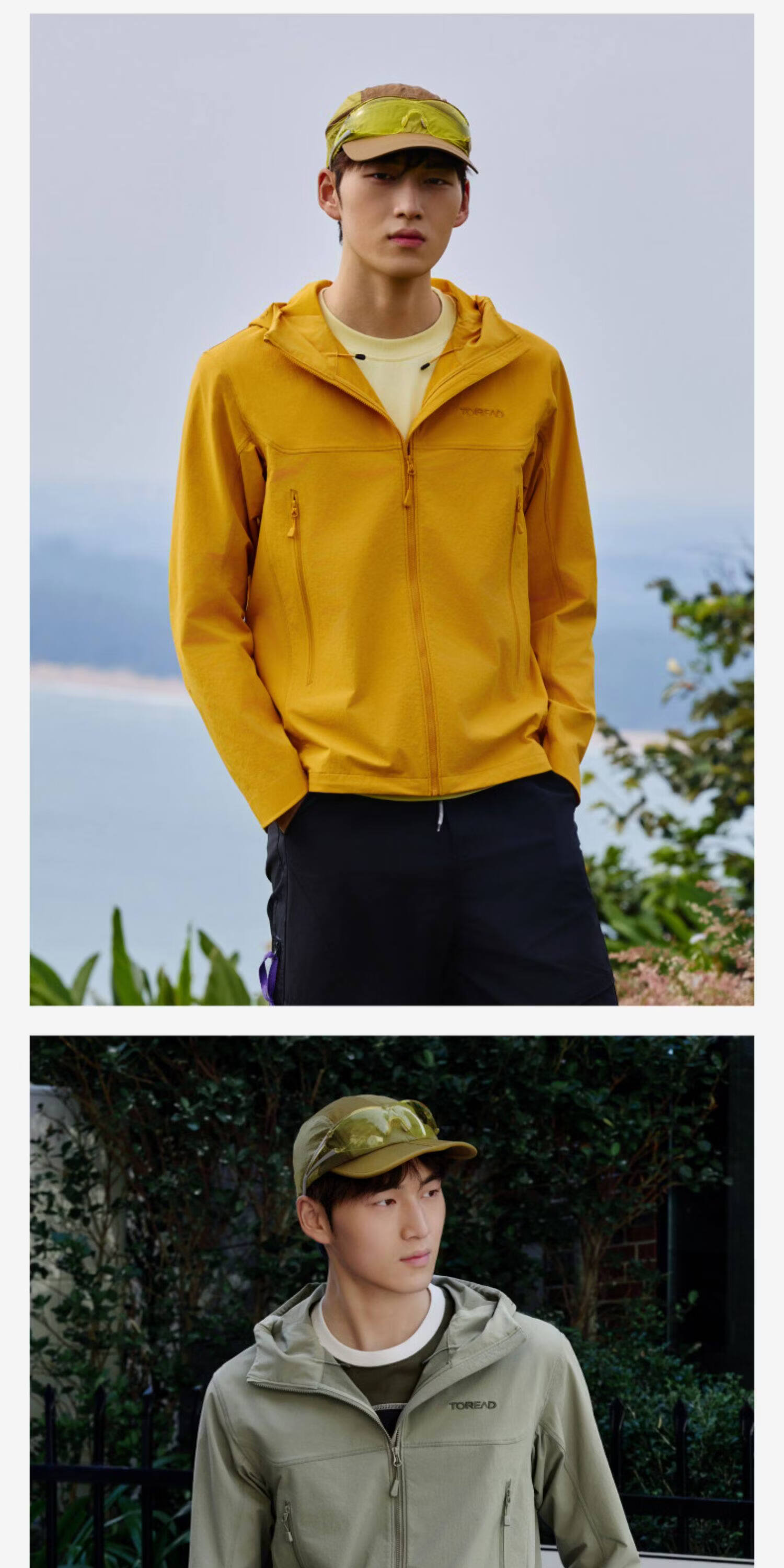 TOREAD Huang Jingyu Edition Peak Softshell Jacket Outdoor Hiking Commuting Windproof Wear-Resistant Mountaineering Coat Tea Brown XXL 20