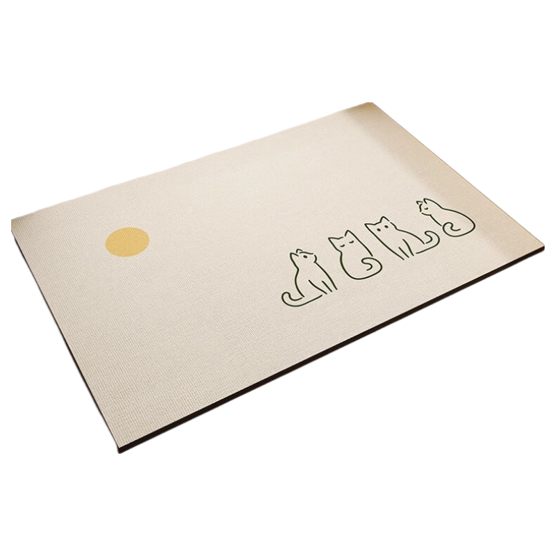 Yinshang Bathroom Mat, Absorbent Pad, Non-Slip Entrance Mat, Doorway Carpet, Toilet Foot Mat, 40*60cm