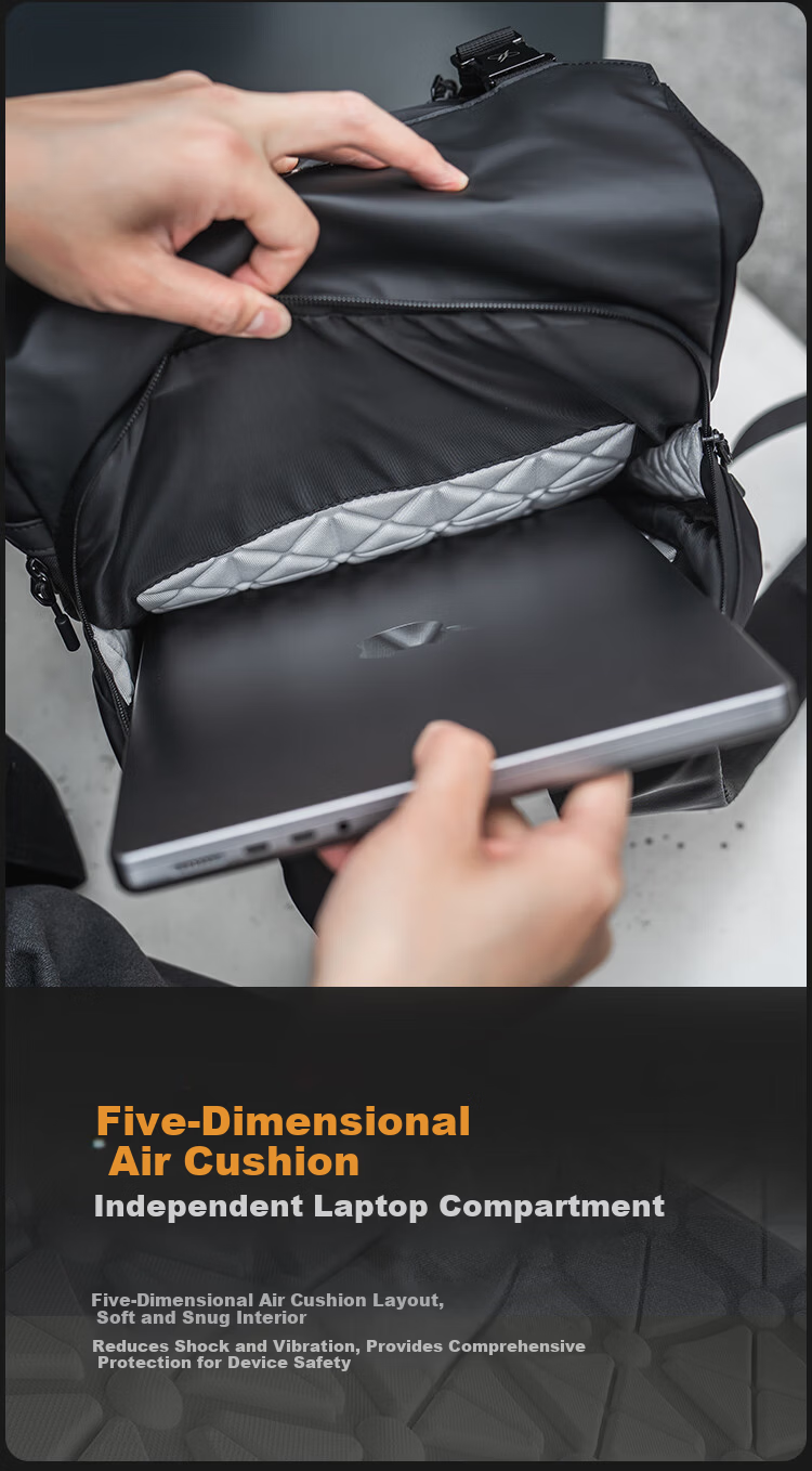 GYXX Lingyun 2 Men's Business Large Capacity Backpack Commuter Laptop Bag Lightweight Stylish 17
