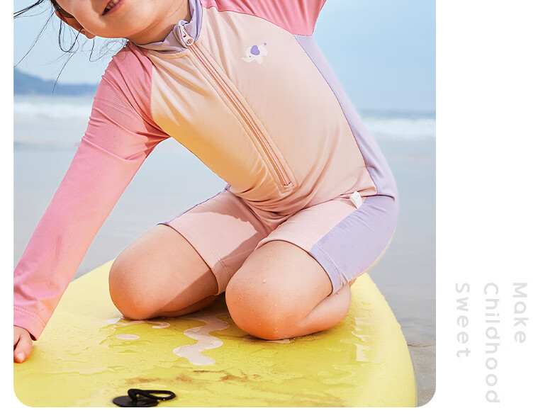 JELLYBABY 【7A Antibacterial Beach Swimming】Summer New Unisex Kids One-Piece Swimsuit for Seaside Play 20