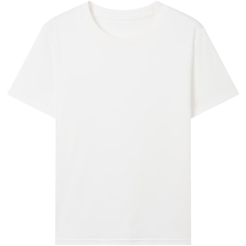 Yixiang Liying Lyocell Short Sleeve T-Shirt Women 2026 Spring New Shoulder Base Layer Top Cloud White XL