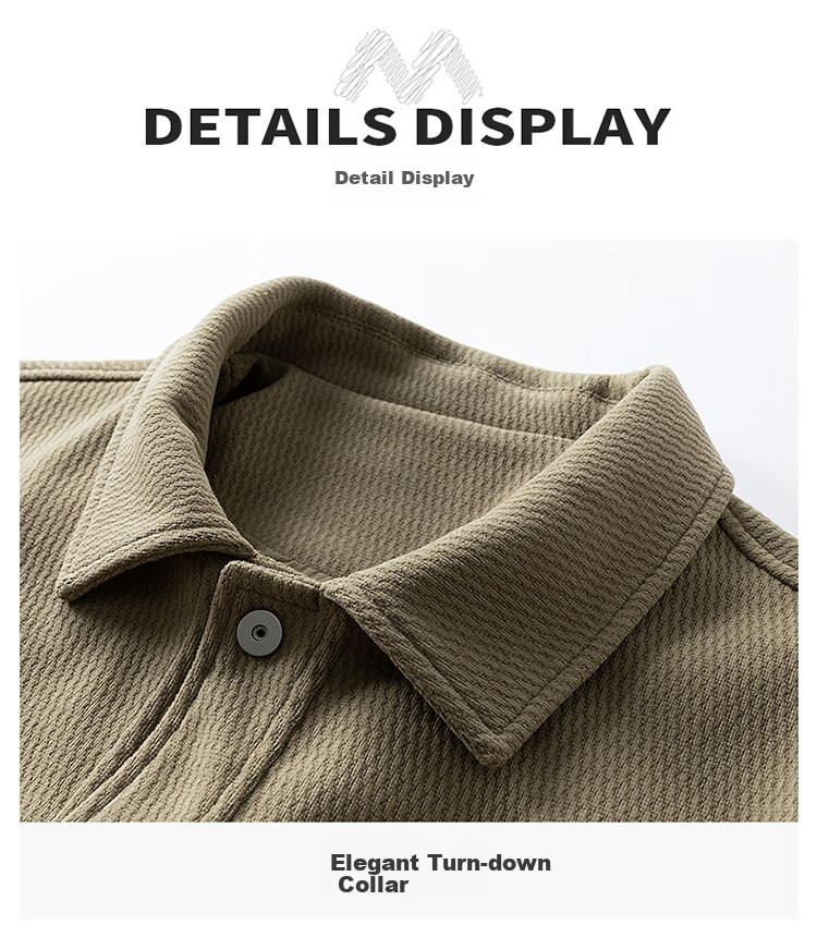 MARK FAIRWHALE Men's Spring Autumn Loose High-End Executive Business Casual Jacket Light Camel M 5