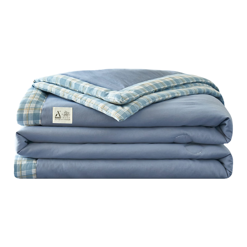 Grace Class A 20% Soy Fiber Machine Washable Summer Quilt Single Summer Air Conditioning Quilt Core Cooling Blanket 200*230cm