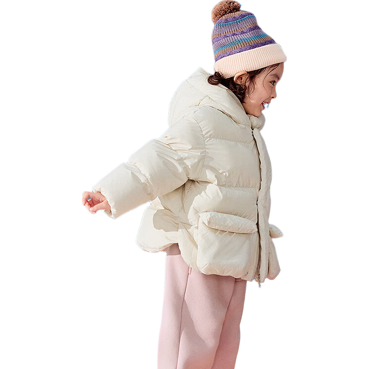 BALABALA Kids Down Jacket Baby Girls Boys 2025 Winter Thickened Warm Coat Baby Puffer Jacket