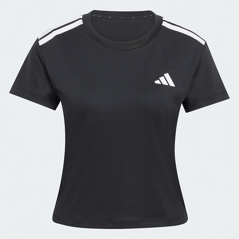 Adidas Women's Training Series HYG TEE Short Sleeve T-Shirt KC7639 Black M 5