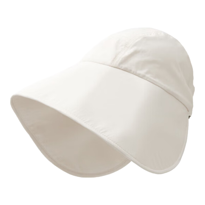 Lagur Large Brim Sunshade Lightweight Sun Protection Fisherman Hat for Women Summer New White
